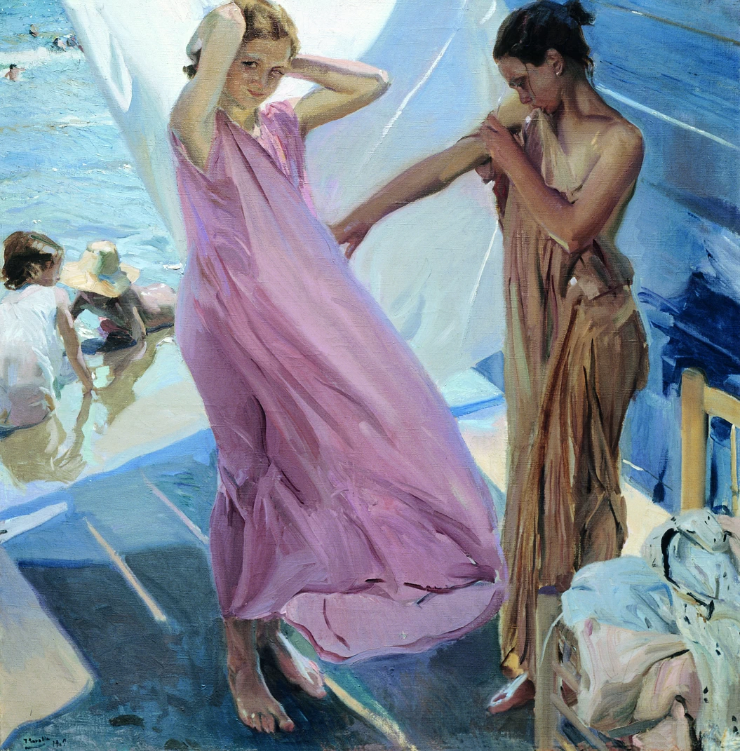 Dopo il bagno, Valencia - Museo Sorolla, Madrid